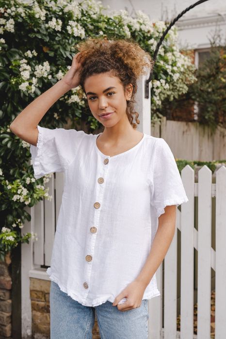 LINEN TOPS-MADE IN ITALY